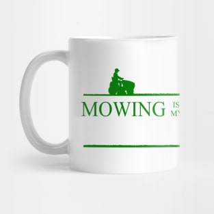 Mowing Meditation Green Mug